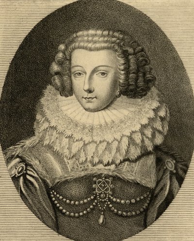 Christine de France (1606-63) von French School